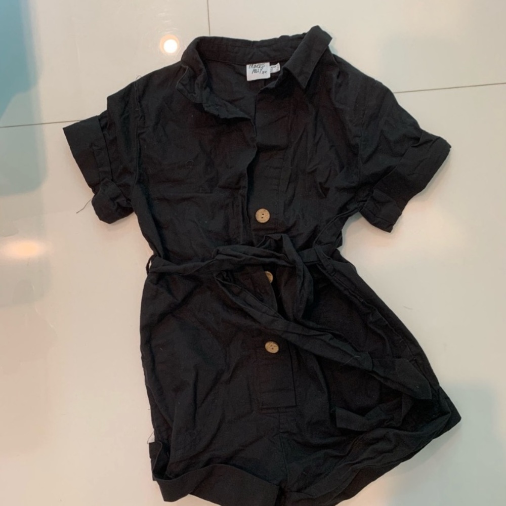Black Romper Size 0 Brand Oh Polly